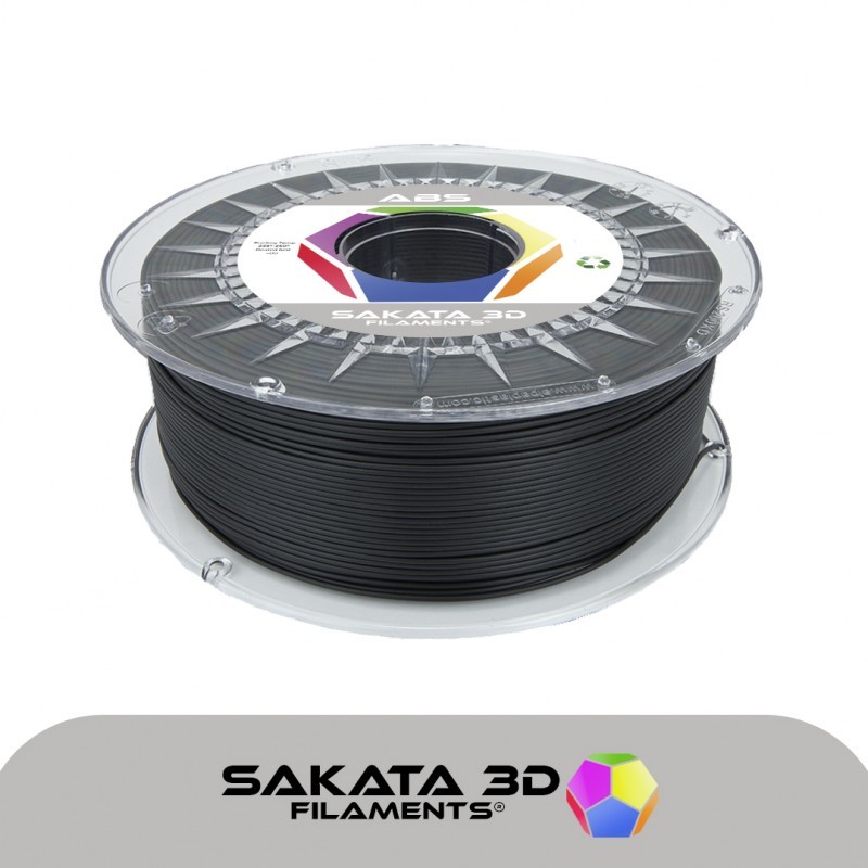 Negro ABS PA-757 Filamento 3D 1.75mm 1Kgr Sakata 3D Filaments