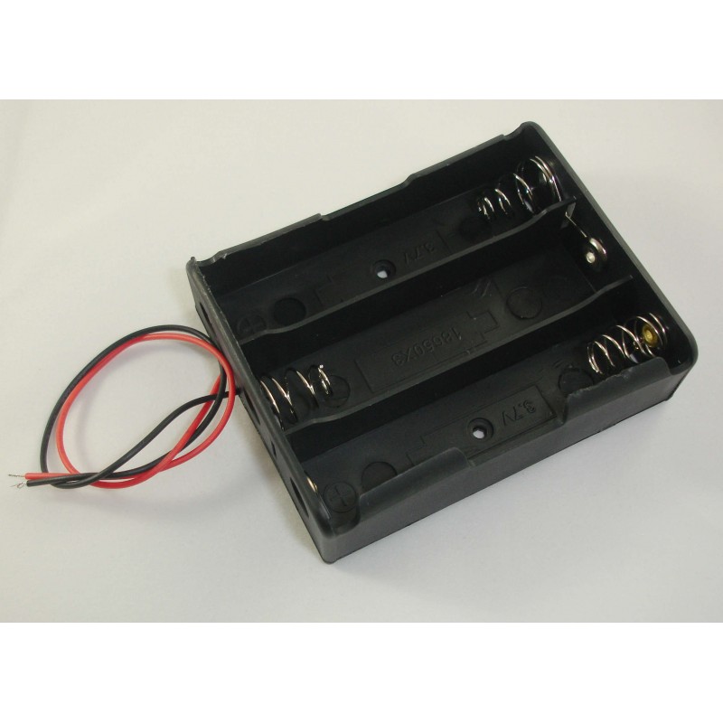 Portapilas 3X18650 Battery Holder