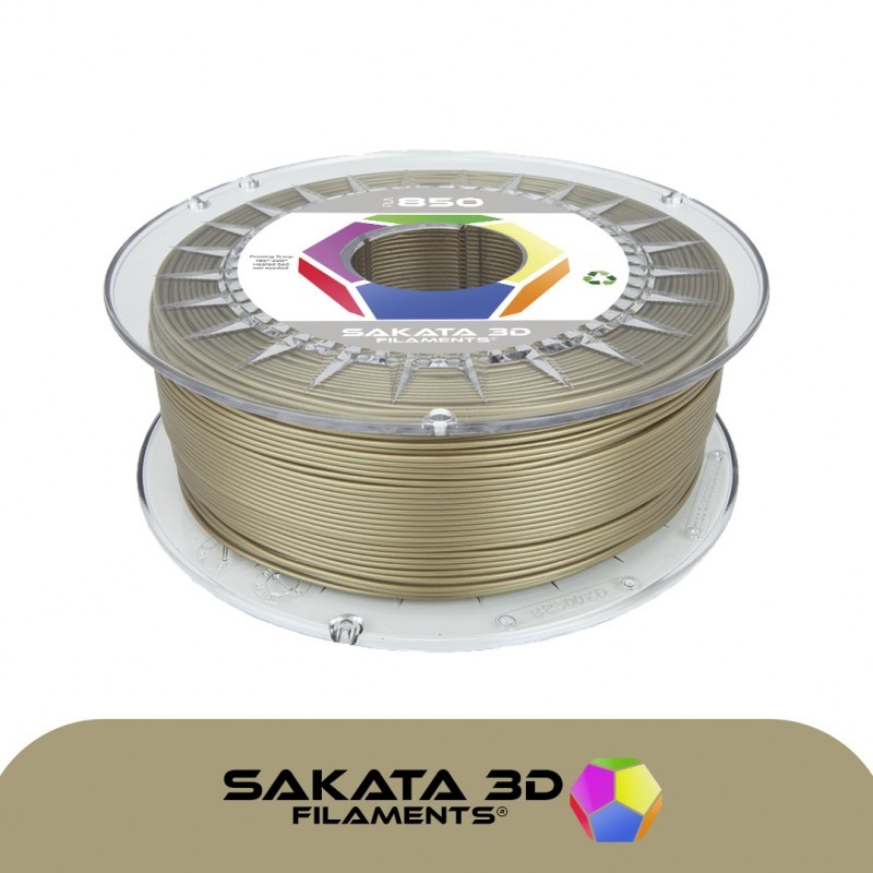 Oro Filamento 3D PLA 850 1.75mm 1Kgr Sakata 3D Filaments