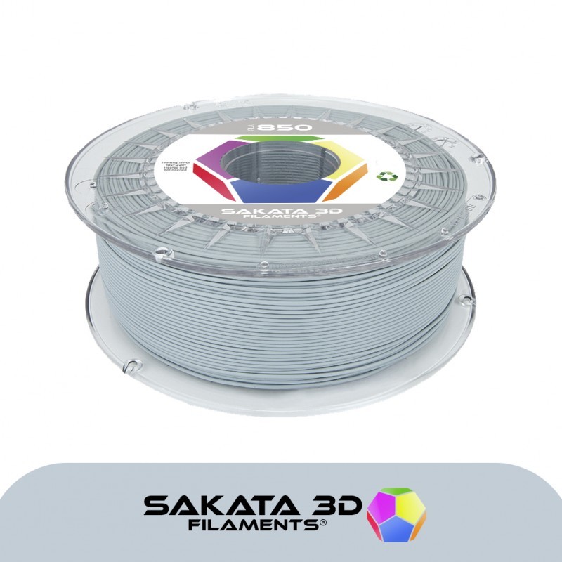 Gris PLA 3D850 Filamento 3D 1.75mm 1Kgr Sakata 3D Filaments