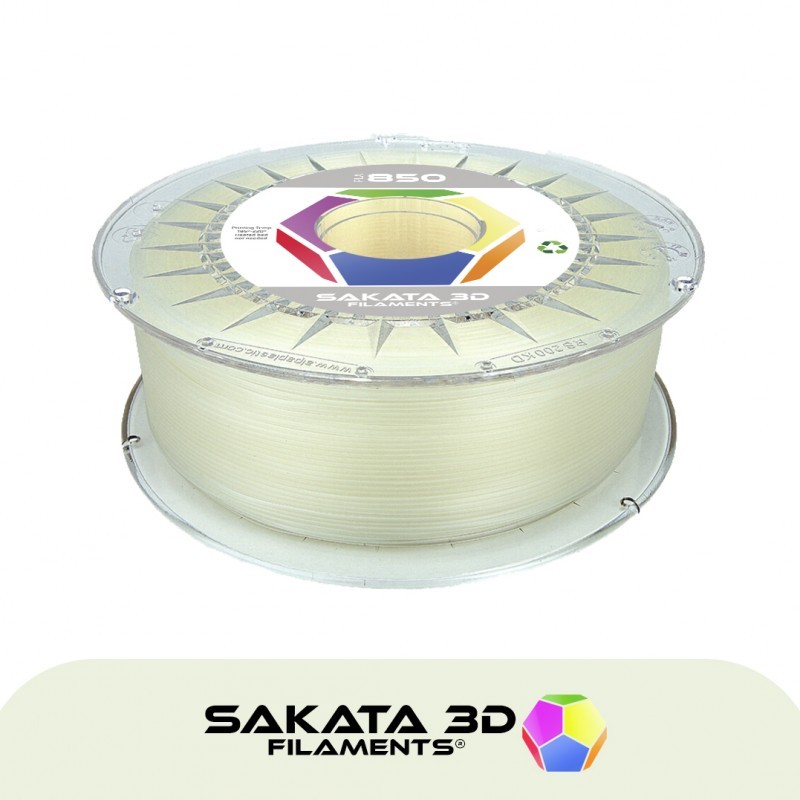 Natural Filamento 3D PLA 850 1.75mm 1Kgr Sakata 3D Filaments
