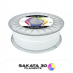 Blanco PLA 3D870 Filamento 3D 1.75mm 1Kgr Sakata 3D Filaments