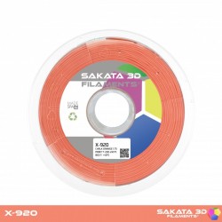 Tiza naranja X-920 flexible Filamento 3D  1.75mm 450gr Sakata 3D Filaments