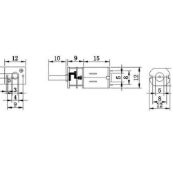 N20 gear motor 12V 100RPM