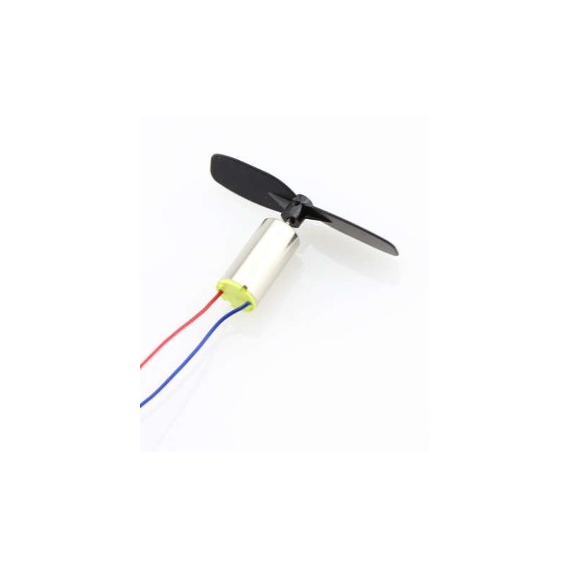 Coreless DC motor with propeller Helice