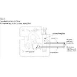 HT6513 DC12V Small Electric Cabinet Lock Cierre electrico