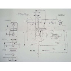 HT6513 DC12V Small Electric Cabinet Lock Cierre electrico