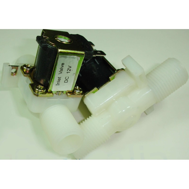 Plastic water solenoid valve 12V 1/2" Inlet