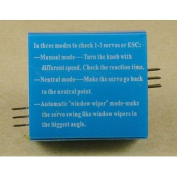 Servo ESC tester Comprobador