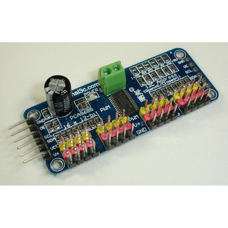 16-Channel 12-bit PWM/Servo Driver I2C PCA9685