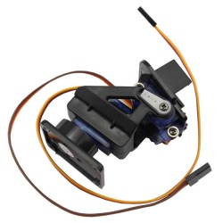 FPV Braket Kit 9g Servo Plataforma giratoria 2-ejes SG90 MG90 con servos