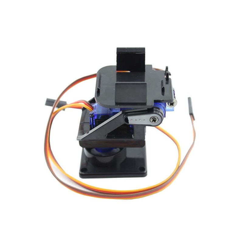 FPV Braket Kit 9g Servo Plataforma giratoria 2-ejes SG90 MG90 con servos
