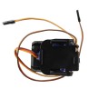 FPV Braket Kit 9g Servo Plataforma giratoria 2-ejes SG90 MG90 con servos