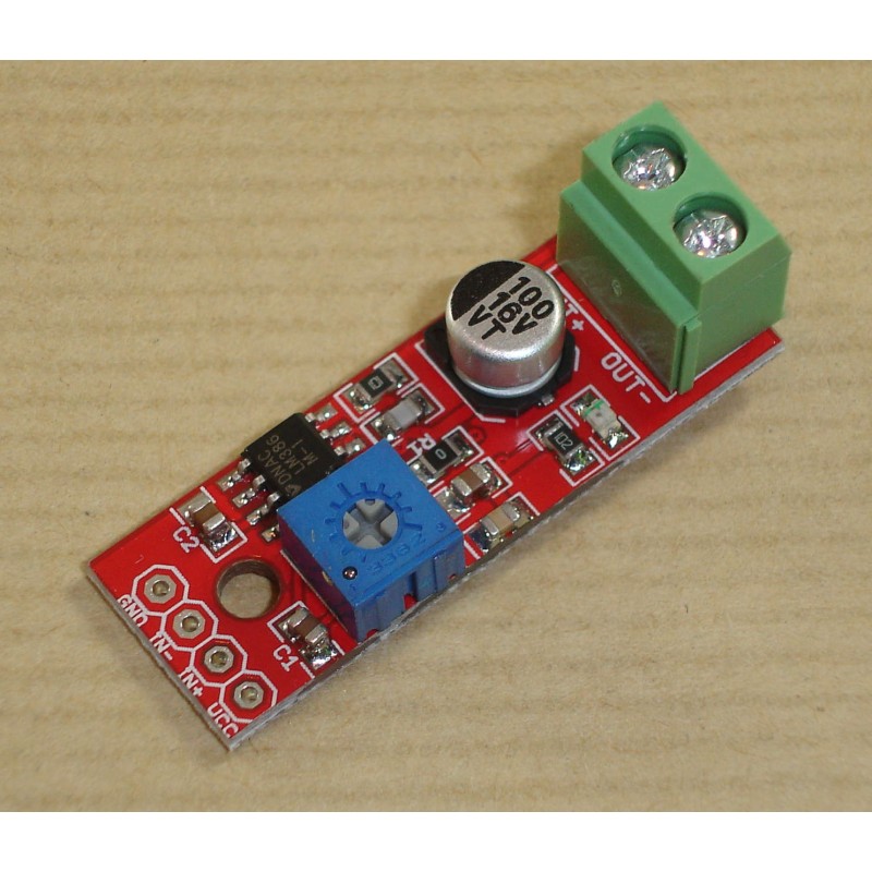 LM386 Audio Amplifier 200X Gain Amplificador audio sonido