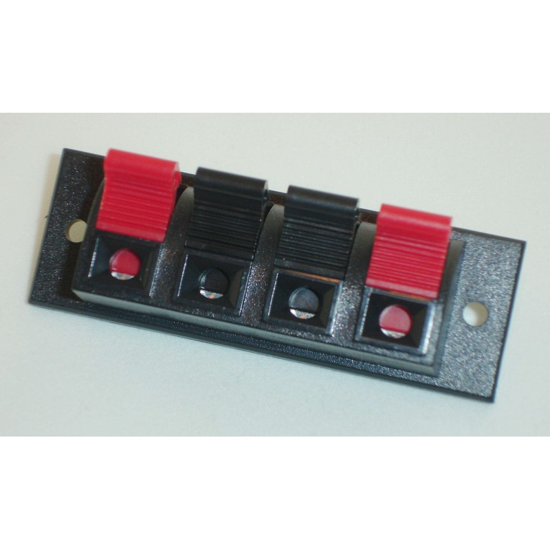 Conector altavoz 4 pines Muelle Clip Audio Panel Conector