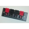 Conector altavoz 4 pines Muelle Clip Audio Panel Conector