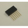 Stackable Female Header para Arduino 6 pins