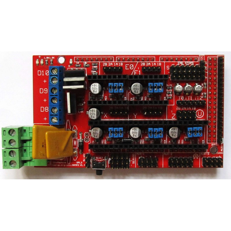 3D Printer RAMPS 1.4 Control Board Mega Shield para Arduino