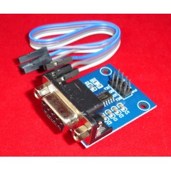 RS232 To TTL Converter Module MAX3232 con LED
