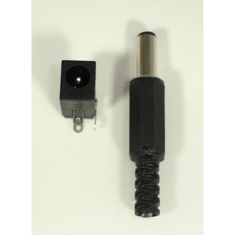 Pareja Jack Macho y Hembra 5.5 x 2.1 compatible Arduino